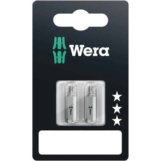 BITS PZ1 WERA 25MM 2-PACK | Beijerbygg Byggmaterial