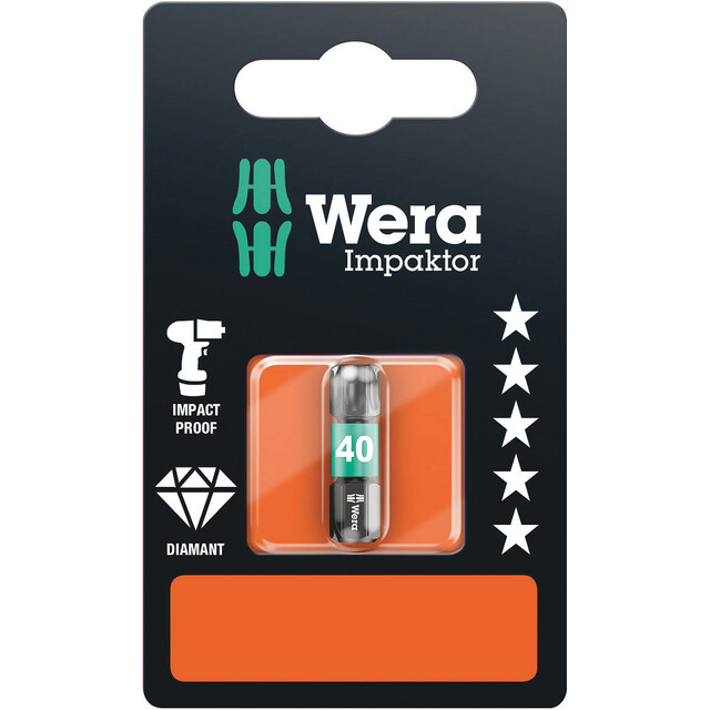 BITS IMPAKTOR WERA TX40 25MM | Beijerbygg Byggmaterial