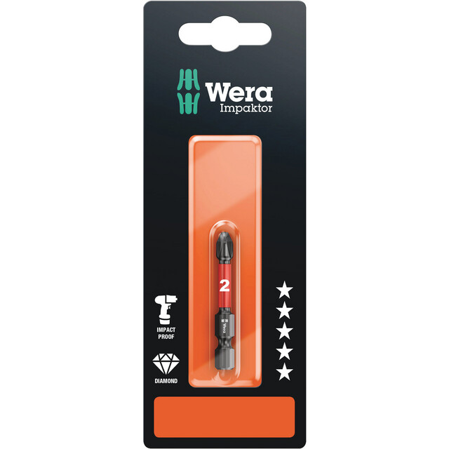 BITS WERA 851/4 IMP DC PH2 50MM SB | Beijerbygg Byggmaterial