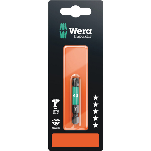 BITS WERA 867/4 IMP DC TX40 50MM SB | Beijerbygg Byggmaterial