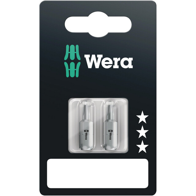 BITS PH2 RZ WERA 25MM 2-PACK | Beijerbygg Byggmaterial