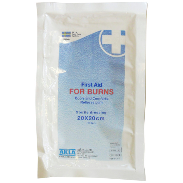 BRÄNNSKADEKOMPRESS 94377 FOR BURNS 20X20CM | Beijerbygg Byggmaterial