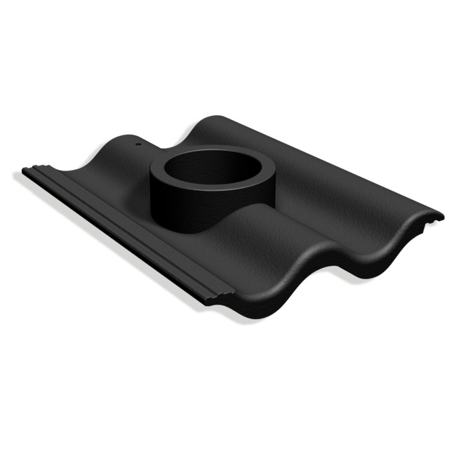 BETONGDEL AVLOPP/GENOMFÖRING BENDERIT SVART