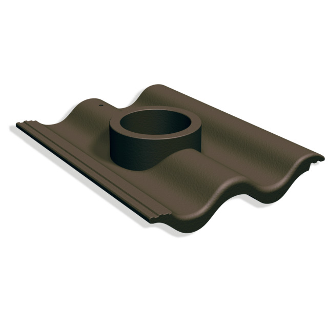 BETONGDEL YTBEHANDLAD BRUN TILL AVLOPP/GENOMFÖRINGSPANNA