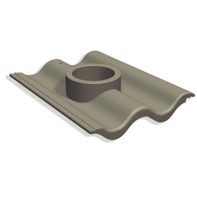 BETONGDEL AVLOPP/GEN YTBEHANDLAD MELLGRÅ