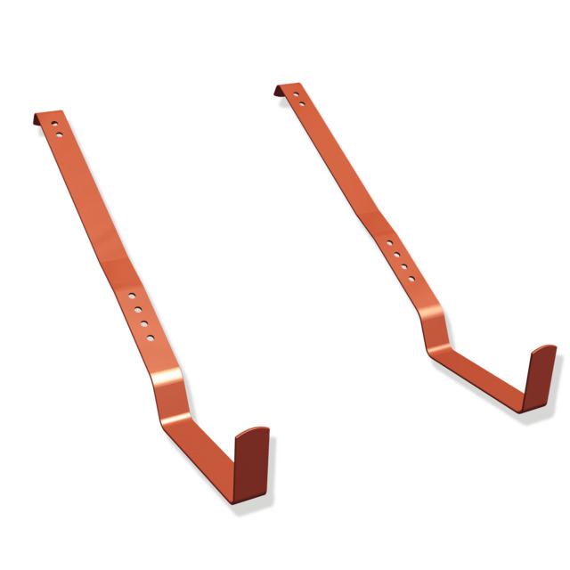 GLIDSKYDD FÖR STEGE TEGELRÖD 2ST/FRP KOMPLETT MED SKRUV