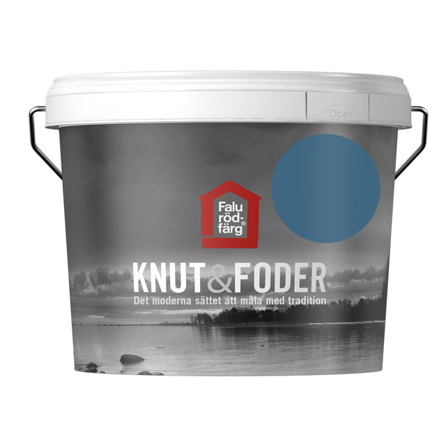 FALU RÖDFÄRG KNUT&FODER BLÅ 3L | Beijerbygg Byggmaterial