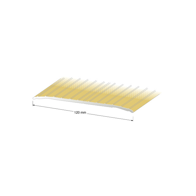 TRÖSKEL 120 MM GULD 100 CM FRP=6 ST NR 110 | Beijerbygg Byggmaterial