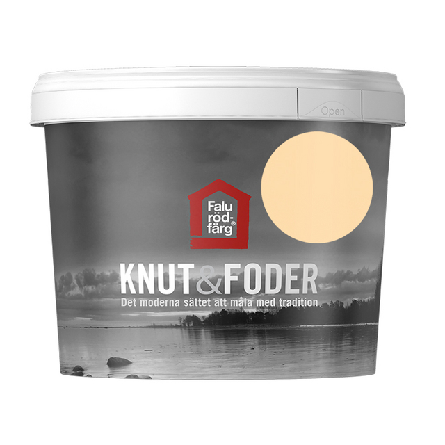 FALU RÖDFÄRG KNUT&FODER GUL 1L | Beijerbygg Byggmaterial