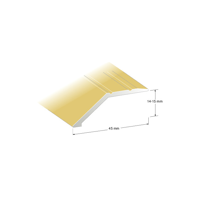 NIVÅLIST 14-15MM GULD 200CM NR26              (12) | Beijerbygg Byggmaterial