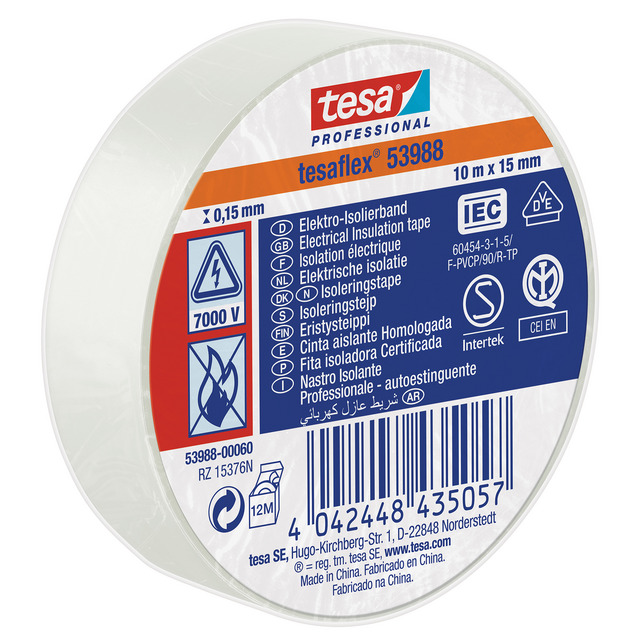 ISOLERINGSTEJP 53988 TESA SVART 25M 50MM