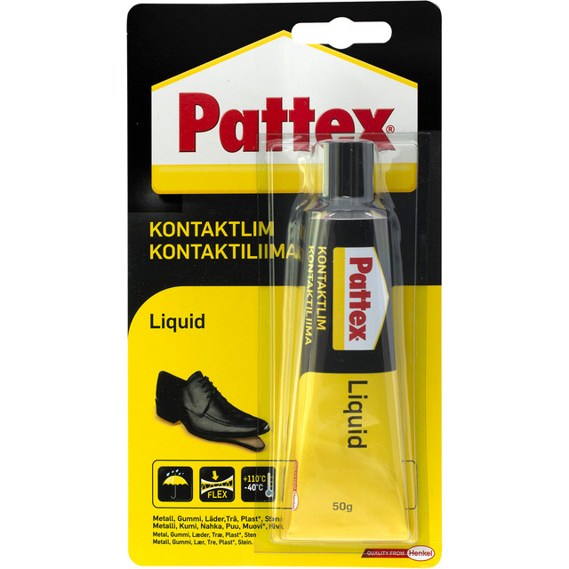 KONTAKTLIM LIQUID PATTEX 50G | Beijerbygg Byggmaterial