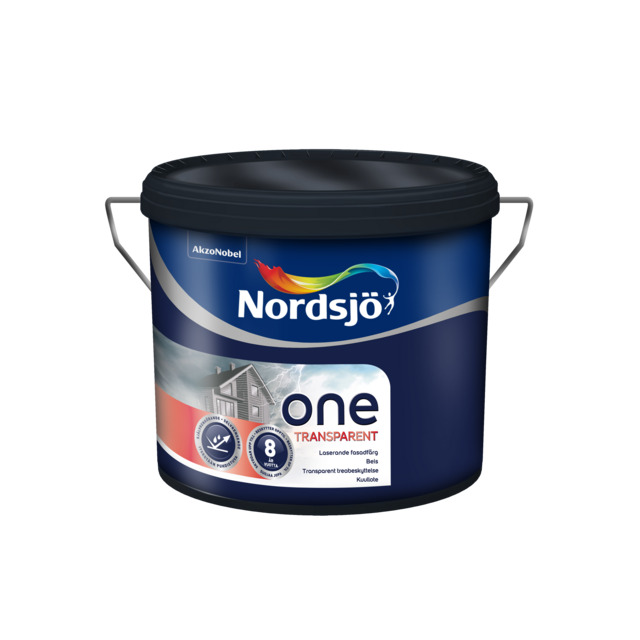 LASYR NORDSJÖ ONE TRANSPARENT BC UTOMHUS 2,325L | Beijerbygg Byggmaterial