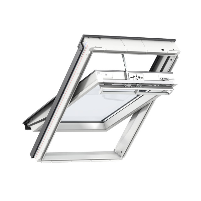 TAKFÖNSTER PIVÅ 1140X1180 AL VIT INTEGRA SOLAR 2-GLAS 70 | Beijerbygg Byggmaterial