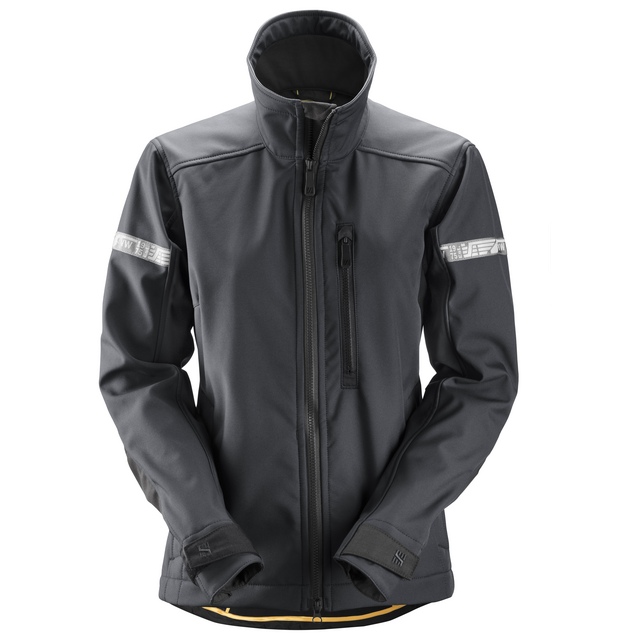 JACKA DAM SOFTSHELL AW STÅLGRÅ/SVART M | Beijerbygg Byggmaterial