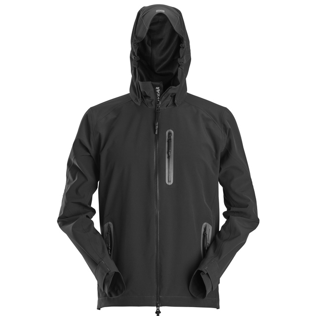 SOFTSHELLJACKA VATTENTÄT SVART STL XS | Beijerbygg Byggmaterial