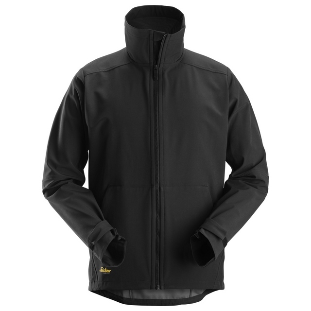 SOFTSHELLJACKA VATTENTÄT SVART STL S | Beijerbygg Byggmaterial