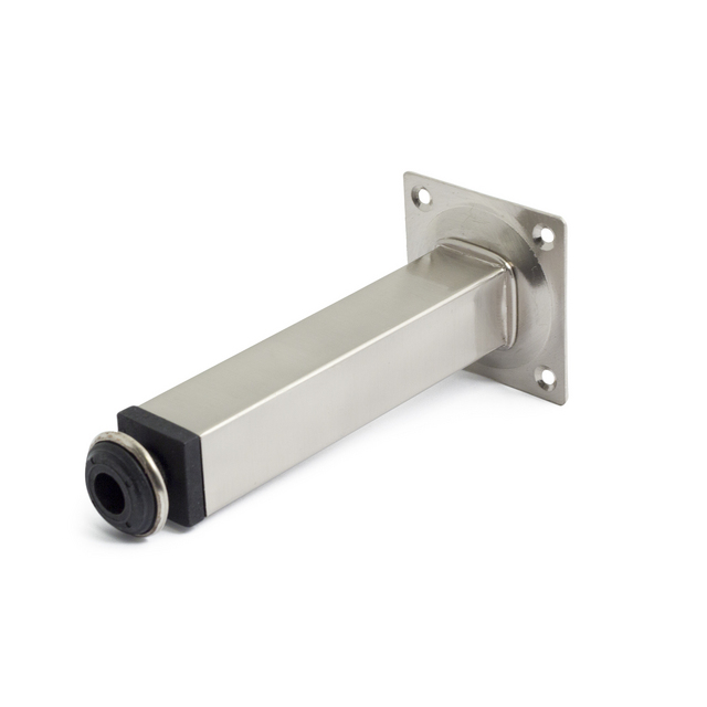 BORDSBEN 611 MATTNICKEL 500MM 25X25X500MM             (1)