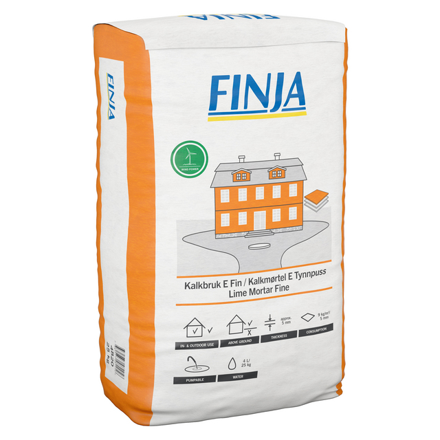 KALKBRUK E FIN PUMPBART 0-1MM 25KG                 (40)