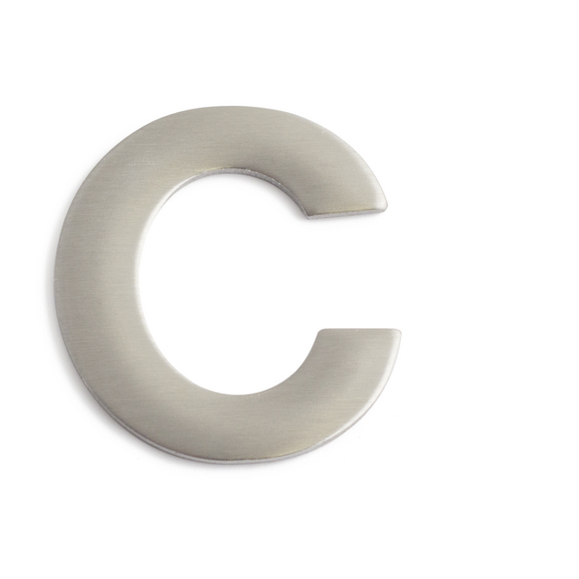 BOKSTAV C ROSTFRI 50MM