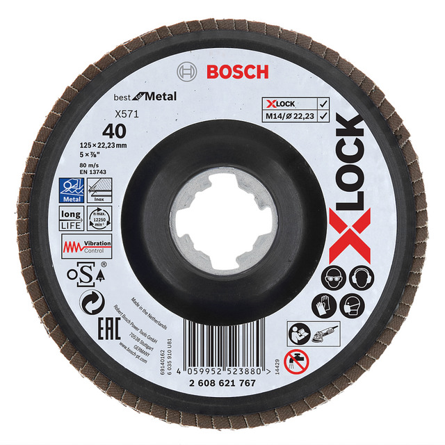 LAMELLSLIPSKIVA XL 125MM K40 BÖJD BFM | Beijerbygg Byggmaterial