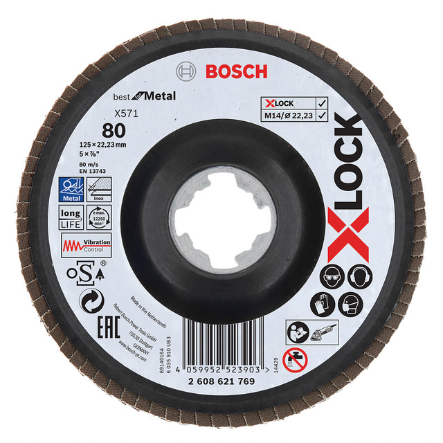 LAMELLSLIPSKIVA XL 125MM K80 BÖJD BFM | Beijerbygg Byggmaterial