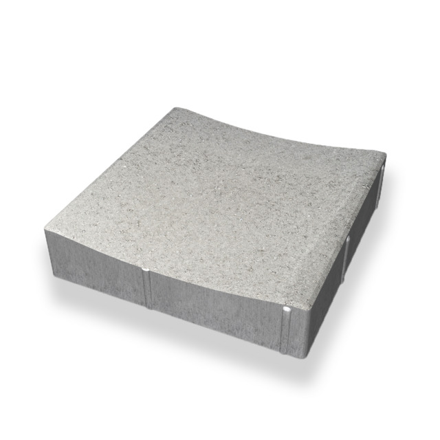 RÄNNDALSPLATTA TYP I RAK GRÅ F 350X350X80/65MM | Beijerbygg Byggmaterial
