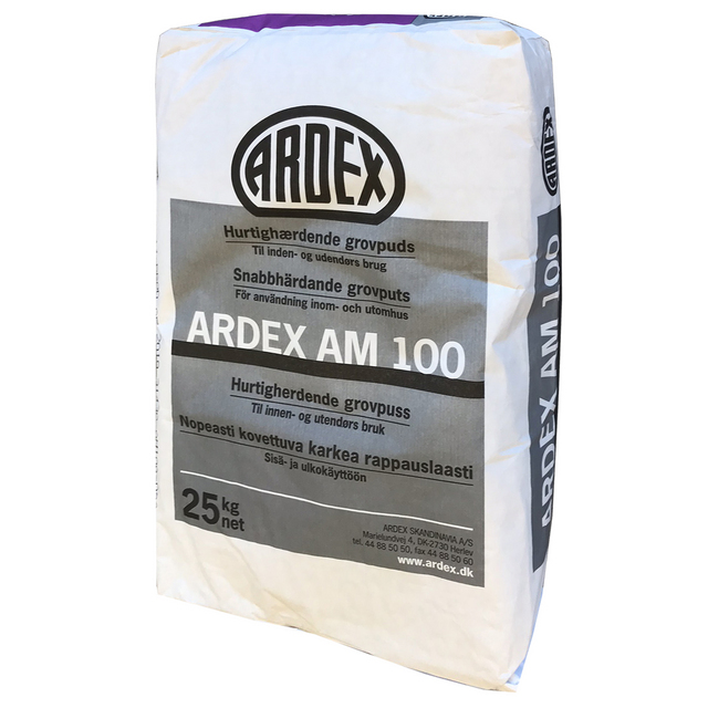 SNABBPUTS ARDEX AM100 GRÅ 25KG PUTSBRUK SNABBHÄRD 5-30MM | Beijerbygg Byggmaterial