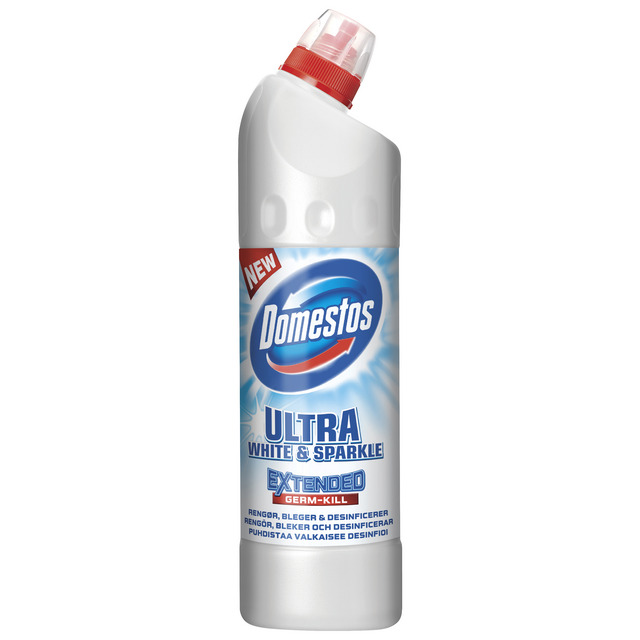 TOALETTRENGÖRING DOMESTOS ULTRA WHITE SPARKLE 750ML | Beijerbygg Byggmaterial