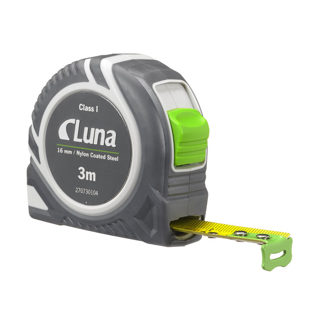 MÄTBAND LUNA PUSH LOCK 3M KLASS I | Beijerbygg Byggmaterial