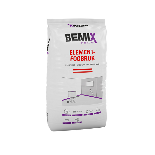 ELEMENTFOGBRUK BEMIX 25KG | Beijerbygg Byggmaterial