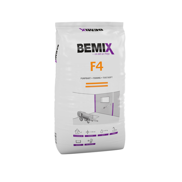 FOGBRUK F4 BEMIX 25KG | Beijerbygg Byggmaterial