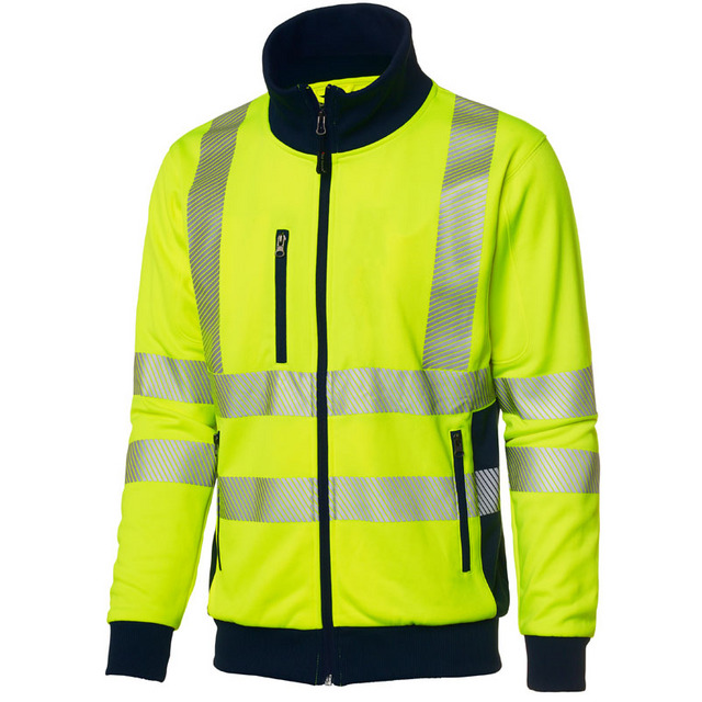 TRÖJA VARSEL MED DRAGKEDJA GUL XS | Beijerbygg Byggmaterial
