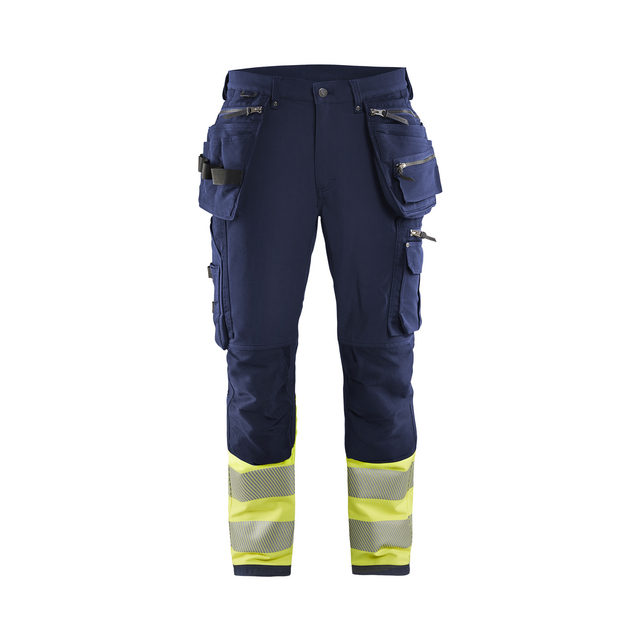 VARSELBYXA 1993 1642 4-VÄGS STRETCH MARINBLÅ/VARSELGUL C50 | Beijerbygg Byggmaterial