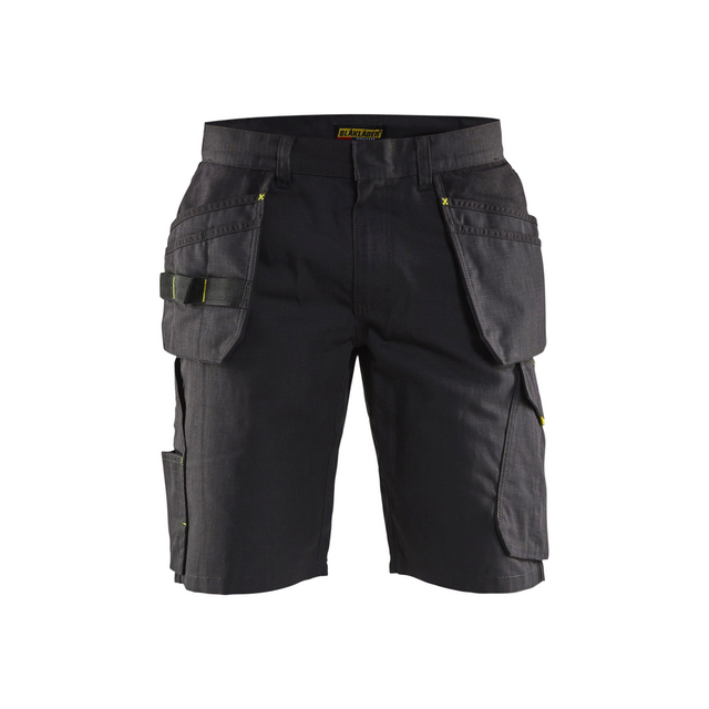 SERVICESHORTS 1494 1330 MED SPIKFICKOR SVART/VARSELGUL C50
