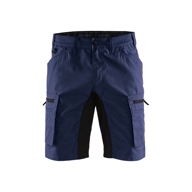 SERVICESHORTS 1449 1845 STRETCH MARINBLÅ/SVART C50