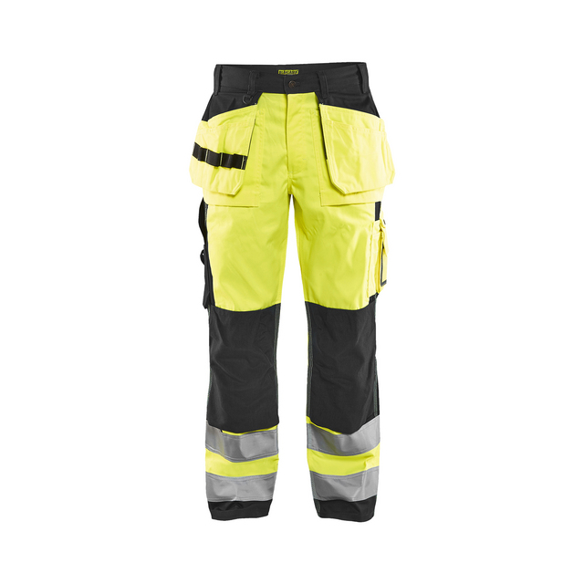 VARSELBYXA 1533 1860 HANTVERK VARSELGUL/SVART C46