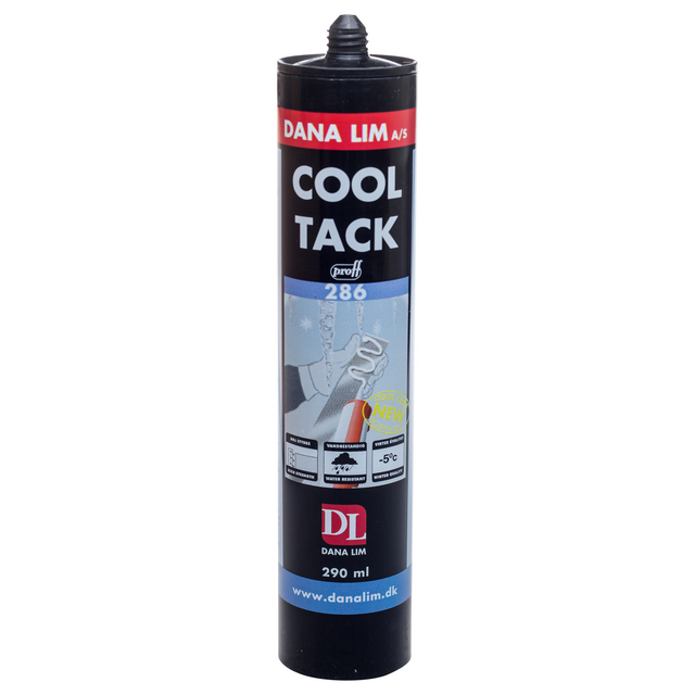 MONTAGELIM COOL TACK 286 SVART 290ML | Beijerbygg Byggmaterial