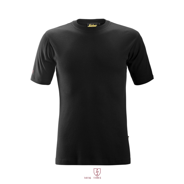 T-SHIRT MED RUND KRAGE  SVART KL PW STL M | Beijerbygg Byggmaterial