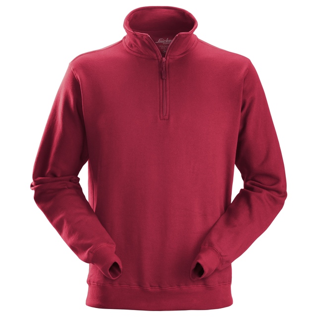 SWEATSHIRT 1/ 2ZIP CHILIRÖD STL XXL | Beijerbygg Byggmaterial