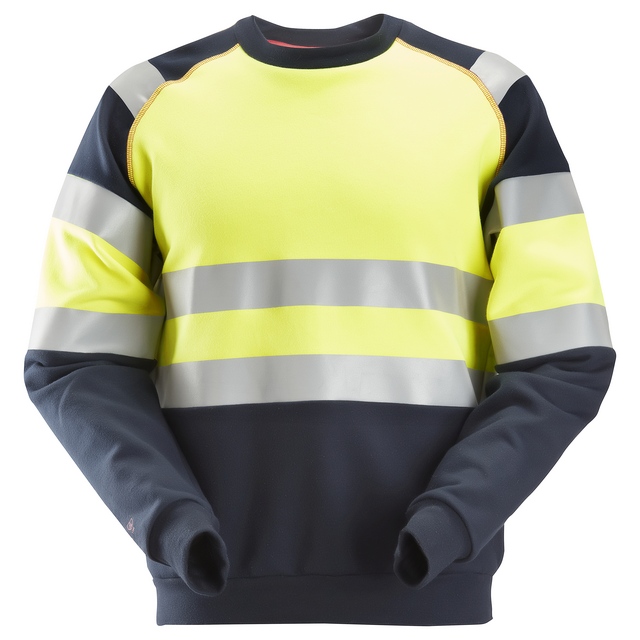 SWEATSHIRT KL1 PW MARIN/VARSELGUL STL L | Beijerbygg Byggmaterial