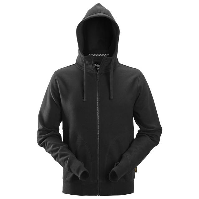 HOODIE FULL ZIP AW SVART STL XXXL