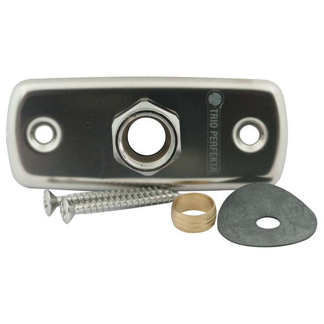 VÄGGBRICKA E FÖR 15MM CU INV GÄNGA R15 110X45MM R-F | Beijerbygg Byggmaterial
