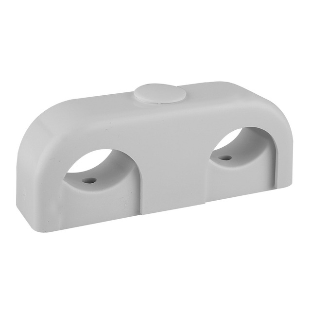 RÖRKLÄMMA DUBBEL 18-22MM VIT | Beijerbygg Byggmaterial
