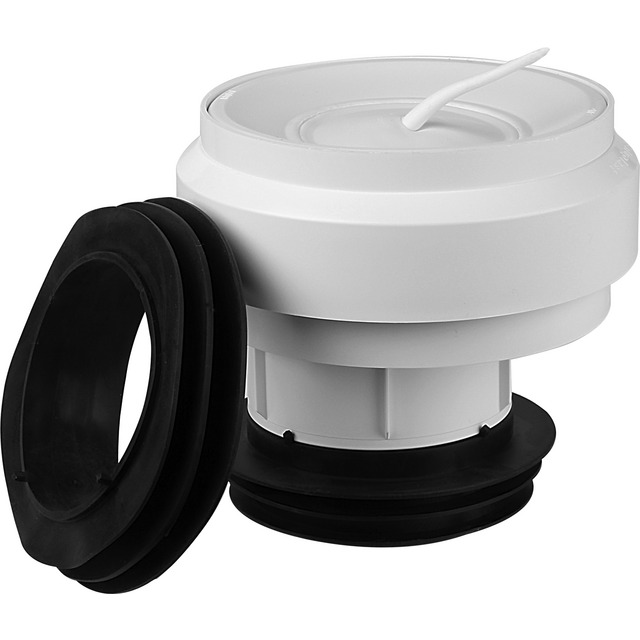 WC-STOS EXC T PVC PP MA 12CM MUFF&SLÄTANDA 118MM 2316847