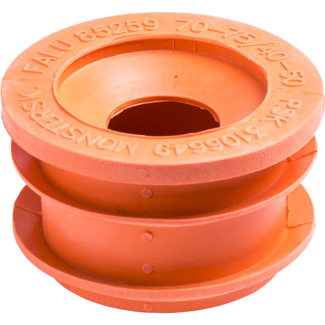 GUMMINIPPEL 70-75/40-50 ORANGE | Beijerbygg Byggmaterial