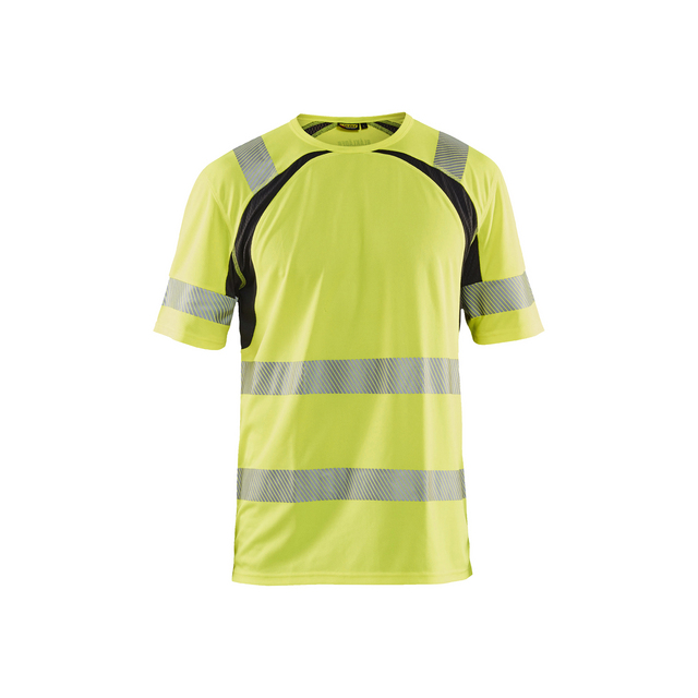 T-SHIRT 3397 1013 VARSEL UV-SK VARSELGUL/SVART XL | Beijerbygg Byggmaterial