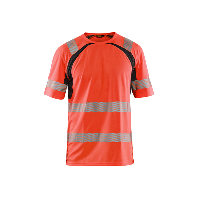 T-SHIRT 3397 1013 VARSEL UV-SK VARSELRÖD/SVART S | Beijerbygg Byggmaterial