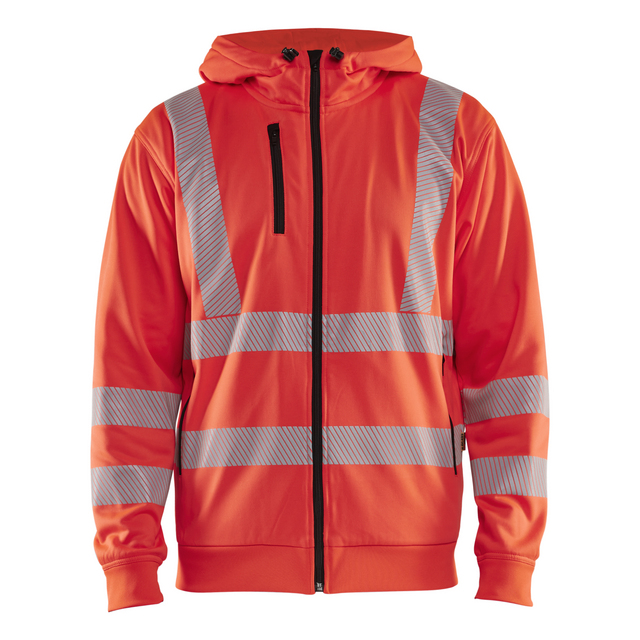LUVTRÖJA 3565 2538 FULL-ZIP VARSELRÖD 4XL | Beijerbygg Byggmaterial