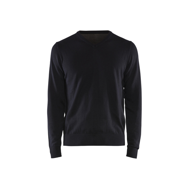 PULLOVER 3590 1073 STICKAD MÖRK MARINBLÅ S | Beijerbygg Byggmaterial